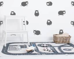 Sheep Wall Decals - Nursery Decals, Animal Cute Kids Room Decor