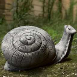 Concrete Snail Statue Cement Slug Figurine Outdoor Animal Decoration Stone Ornament Garden Reptile Sculpture Snail Lover Gift Yard Art - thumbnail 1