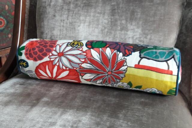 Chiang Mai Dragon Round Bolster All Colors Available - image 1