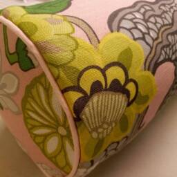 Chiang Mai Dragon Round Bolster All Colors Available - thumbnail 4