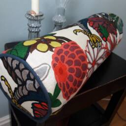 Chiang Mai Dragon Round Bolster All Colors Available - thumbnail 3