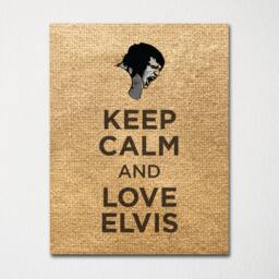 Keep Calm & Love Elvis Presley - Fine Art Print Choice Of Color Purchase 3 Receive 1 Free - thumbnail 3