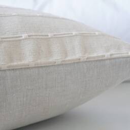 "Vintage Hmong Pillow Handwoven Hemp, Ethnic Tribal Textile - 20"" X 20" - thumbnail 4