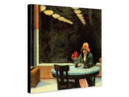 Edward Hopper Automat Print - American Art, Framed Canvas Or Rolled - thumbnail 1