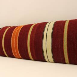 Extralong Pillow 12x48 Inch 30x120 cm, Pillowcover, Boho, Rusticdecor, Turkish Kilim Lumbar Cover, Home Interior Chair Navajo, 4Oyf-64 - thumbnail 3