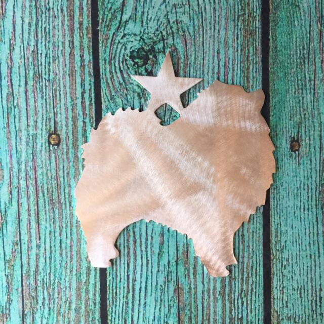 Keeshond With Star, Dog Christmas Tree Topper, Wreath Decor, Holiday Decoration, Wall Art, Plant Stake, Yard Metal, Pet Memorial - image 1