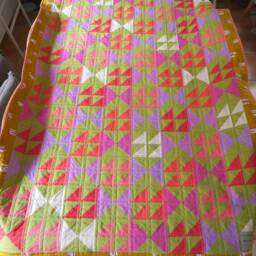 Quilt, Patchwork Blanket 119 X 183 - thumbnail 3