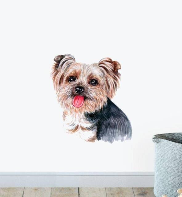 Terrier Puppy Dog Wall Sticker Decal - Dogs & Pets Stickers, Art, Decals, Kids Animals Decals