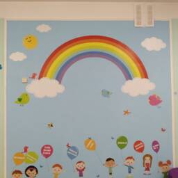 Rainbow Decal, Rainbow Wall Decal Kid's Room Kindergarten & Grass Preschool Decor, Decor - thumbnail 4