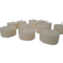 Chocolate Scented Tea Light Candles, 12 Per Box, Made With Soy Wax - thumbnail 3