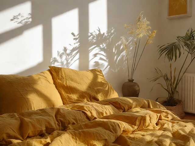 Amber Linen Duvet Cover Soft 1 Medium Weight Cover Breathable Stonewashed Comfort - image 1