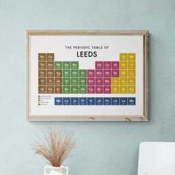 Leeds Periodic Table Print, Poster Wall Art, Gifts - thumbnail 2