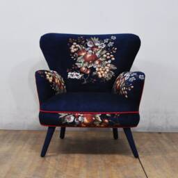 Gobelin Armchair - Deep Blue - thumbnail 2