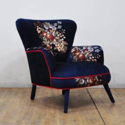 Gobelin Armchair - Deep Blue - thumbnail 3