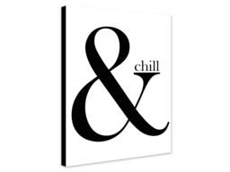 Modern Print - & Chill Home Decor Wall Art Wrapped Framed Canvas Rolled Photo/Poster - thumbnail 1