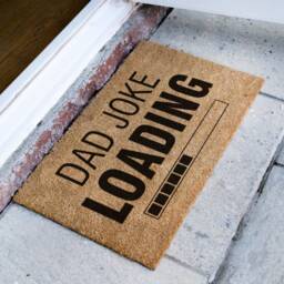 Dad Joke Loading Door Mat - Fathers Day Gift Funny Welcome Doormat Personalised Gifts For Guys Decor - thumbnail 2