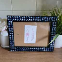 Turkish Evil Eye Photo Frame 5 X 7 Inches - thumbnail 2