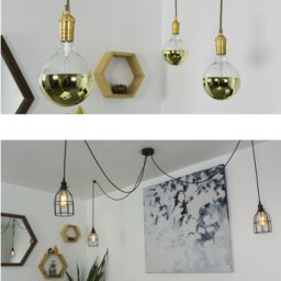 3 Pendant Dining Lighting Custom Swag Chandelier Any Colors Unique Large Led Specialty Bulbs Small Table Ceiling - thumbnail 3