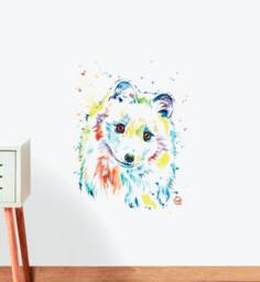 Arctic Fox Wall Sticker Decal - Illustration Stickers, Animals Decals, Home Decor, Art, Illustrations