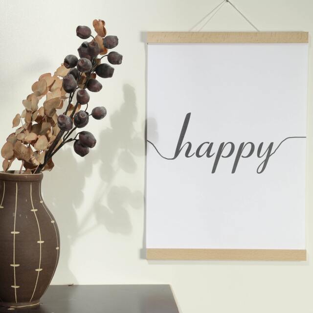 Poster Rail Din A 2 - 42 cm Birch - Din 0, 1, 2, 3, A4, A5, A6 Magnetic Gift With Magnets Wooden Frame Picture - image 1