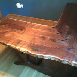 Live Edge Walnut Desk - thumbnail 3