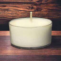 Raisin Scone Tealight Scented Soy Candles White Rustic Farmhouse Home Decor - thumbnail 2