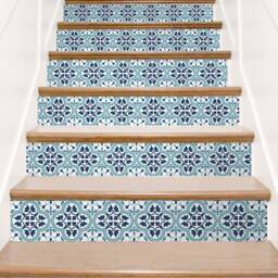 Tile Decal, Mosaic Wall Art, Stickers, Tiles, Tile, Vinyl Floor Peel & Stick Mural, Pack 24 - Skultd - thumbnail 2