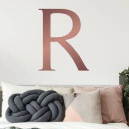Monogram Letter Initial Wall Sticker - Custom Personalised Home Decor Decal - thumbnail 2