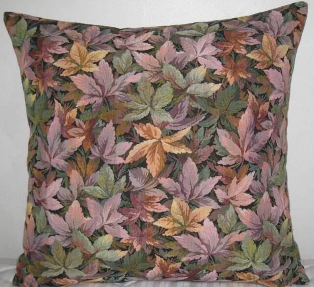 "Leaf Decorative Pillow Cover-In 24""x24" - image 1