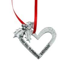 5Th Anniversary Christmas Tree Ornament - Reads Our Together - thumbnail 4