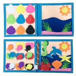 Handmade Quiet Book - Big Panda & Friends - thumbnail 3