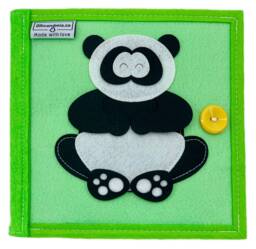 Handmade Quiet Book - Big Panda & Friends