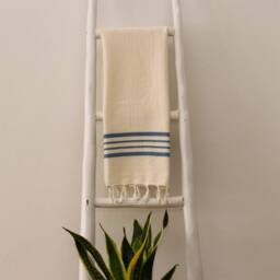 Turkish Hand Towel, Face Bath Head Dish Guest Spa Small Tea Towel, Kitchen Towel - thumbnail 2
