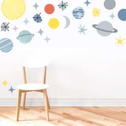 Solar System Kit - Small Peel-And-stick Wall Decals Mej - thumbnail 3