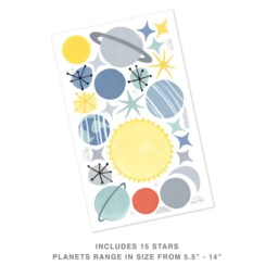 Solar System Kit - Small Peel-And-stick Wall Decals Mej - thumbnail 2