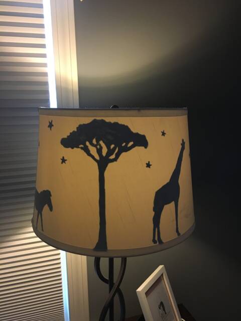 Safari Silhouette Lampshade - image 1
