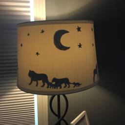 Safari Silhouette Lampshade - thumbnail 4