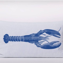Vintage Lobster Sea Ocean Life - Can Be Customizeable Personlized -Cushion Cover Case Or Stuffed With Insert - thumbnail 2