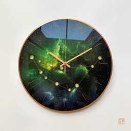 Capricorn Zodiac Personalized Gift Glow in The Dark Glass Wall Clock For Her - thumbnail 3