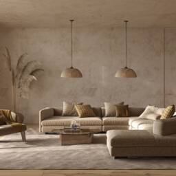Handmade Ceramic Pendant Light Wabi Sabi Brown Ceiling Lamp - 19 - thumbnail 3