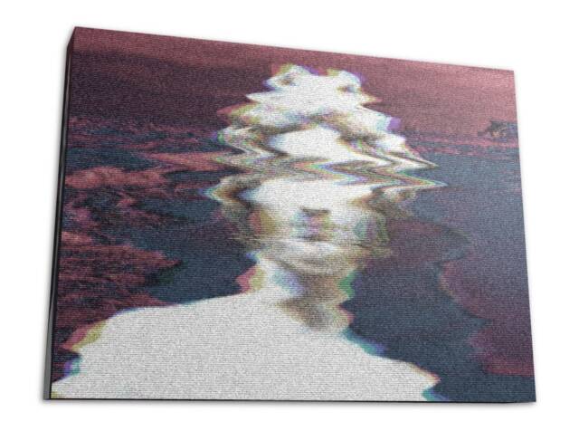 ?????????????????????????????? - Vaporwave Aesthetic Room Decor Wall Art Canvas Digital Print Large Post-Modern Home Interior Design Art-Work With Hangers - image 1