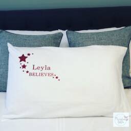 Personalised Believe's Christmas Pillow Case - thumbnail 1