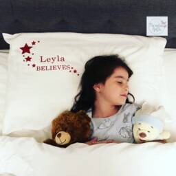 Personalised Believe's Christmas Pillow Case - thumbnail 2