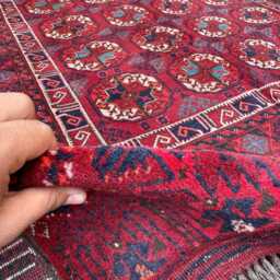 6x10 Afghan Bokhara Wool Rug - Authentic Hand-Knotted Geometric Oriental Carpet Elegant Area For Living Room, Bedroom, Office, Hallway - thumbnail 4