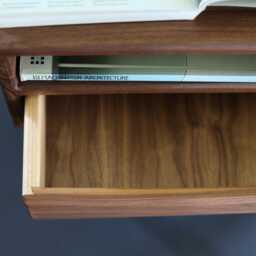 Set Of 2 Bedside Tables, Pair Of Nightstands Fabricated in American Walnut, Drawer Table, Nightstands Organizer - thumbnail 2
