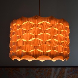 Ceiling Light-Pendant Light-Wood Pendant Light-Chandelier-Light Fixture-Wood Light-Rustic Lighting-Lampshade-Chinese Ash - thumbnail 2