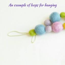 Curtain Tie Backs Nursery Rainbow Curtain Tiebacks Girl Pom Kids Tieback Felt Ball Holdback Bedroom Accessories - thumbnail 4