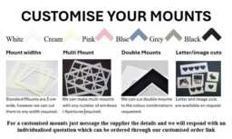 Customizable Picture Frame Bespoke Box Style, Made To Size, Optional Mount - thumbnail 3