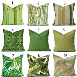 Outdoor Pillow Cover With Zippers, Easy To Use & Washable, Pick Your Favorites - thumbnail 1