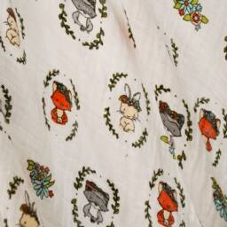 Boho Woodland Animal Swaddle Blanket, Newborn Gauze 100% Cotton Blanket For Newborns & Toddlers, Baby Shower Gift - thumbnail 4